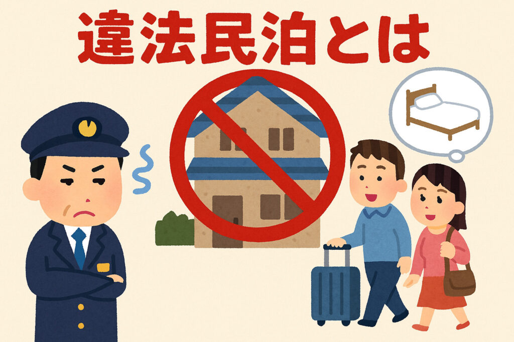 違法民泊とは?罰金や摘発リスク、合法運営との違いを解説 - 民泊投資情報ナビ by 日本総政ファンド