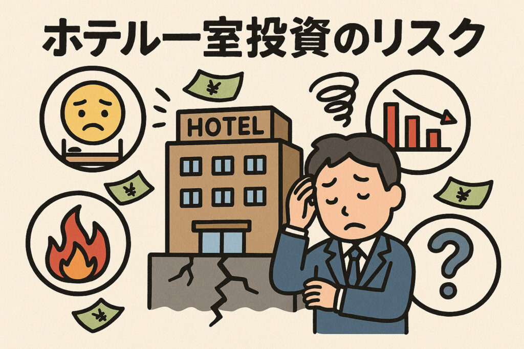 ホテル一室投資のリスク