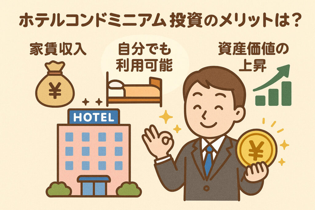 ホテルコンドミニアム投資のメリットは?